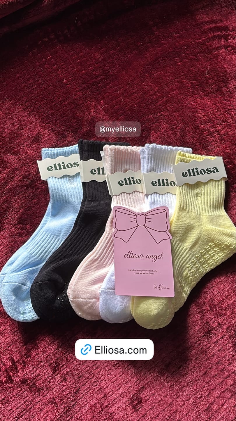 Customer photo review of Elliosa Grip Basics - Soft Pink