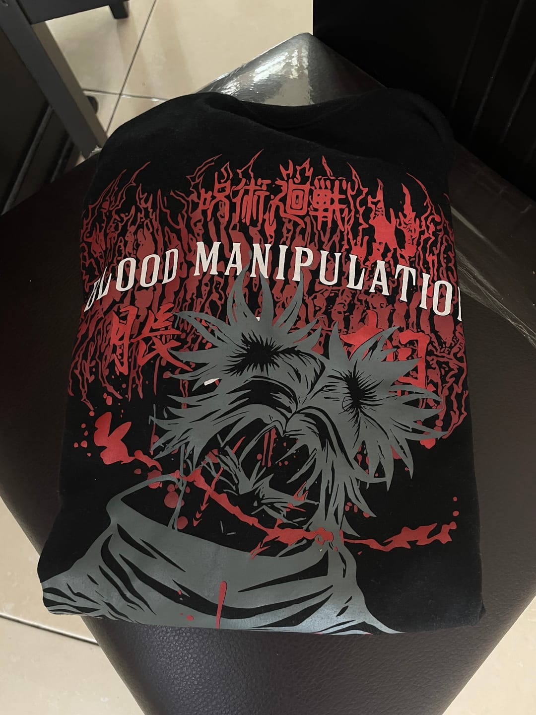 Customer photo review of Playera Drop 06 •Choso Jujutsu Kaisen•