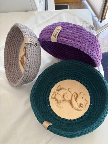 Customer photo review of Personalisierte Labels mit Chicago Screws - Kunstleder-Label mit Schrauben