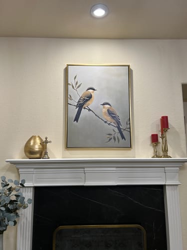 Customer photo review of Garden Pair Canvas Art