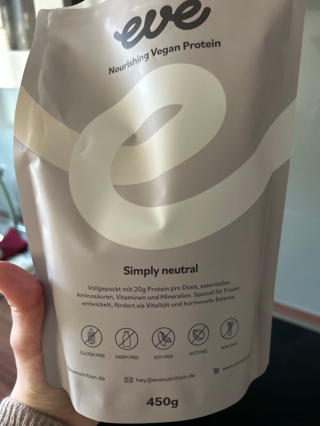 Customer photo review of Simply Neutral Protein (vegan)