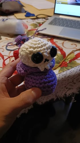 Customer photo review of Hollow The Necromancer Crochet Kit