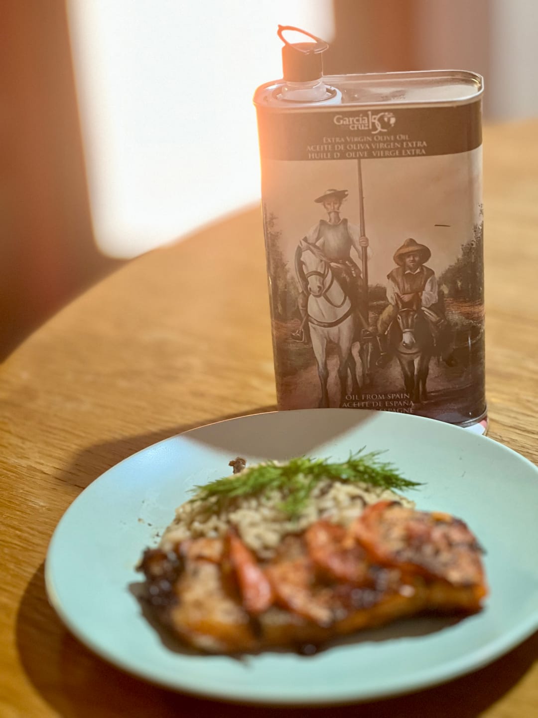 Customer photo review of Маслиново масло QUIJOTE Y SANCHO, кашон 6 х 500 мл