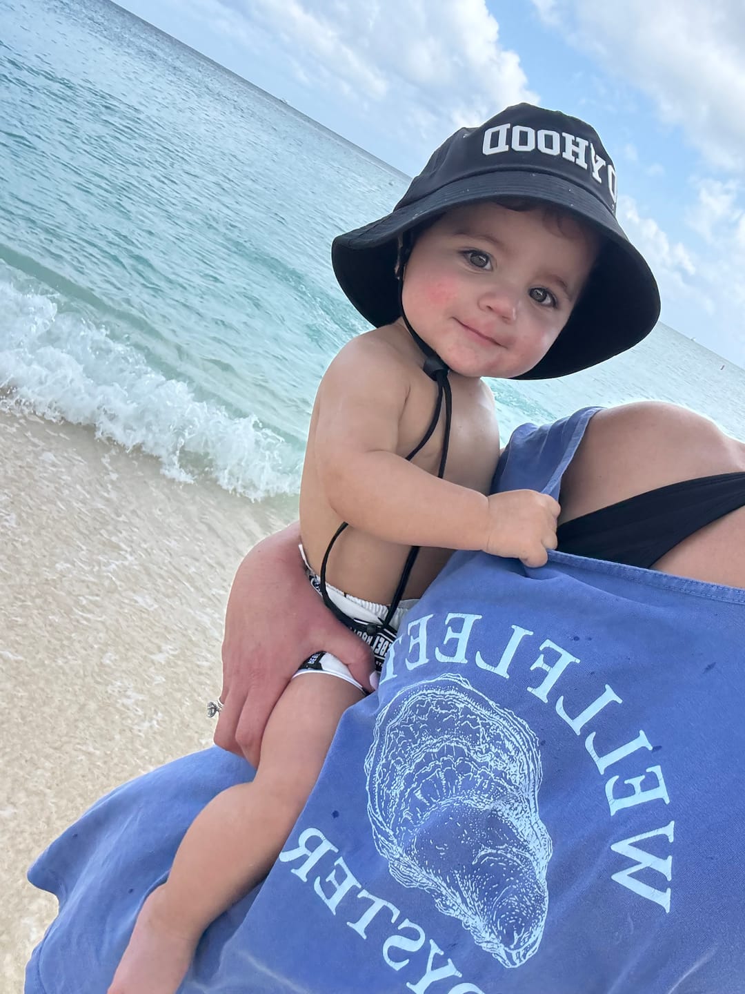 Customer photo review of Hybrid Swim Trunks in Bowie