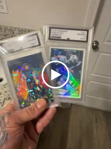Customer video review of Custom Graded Card