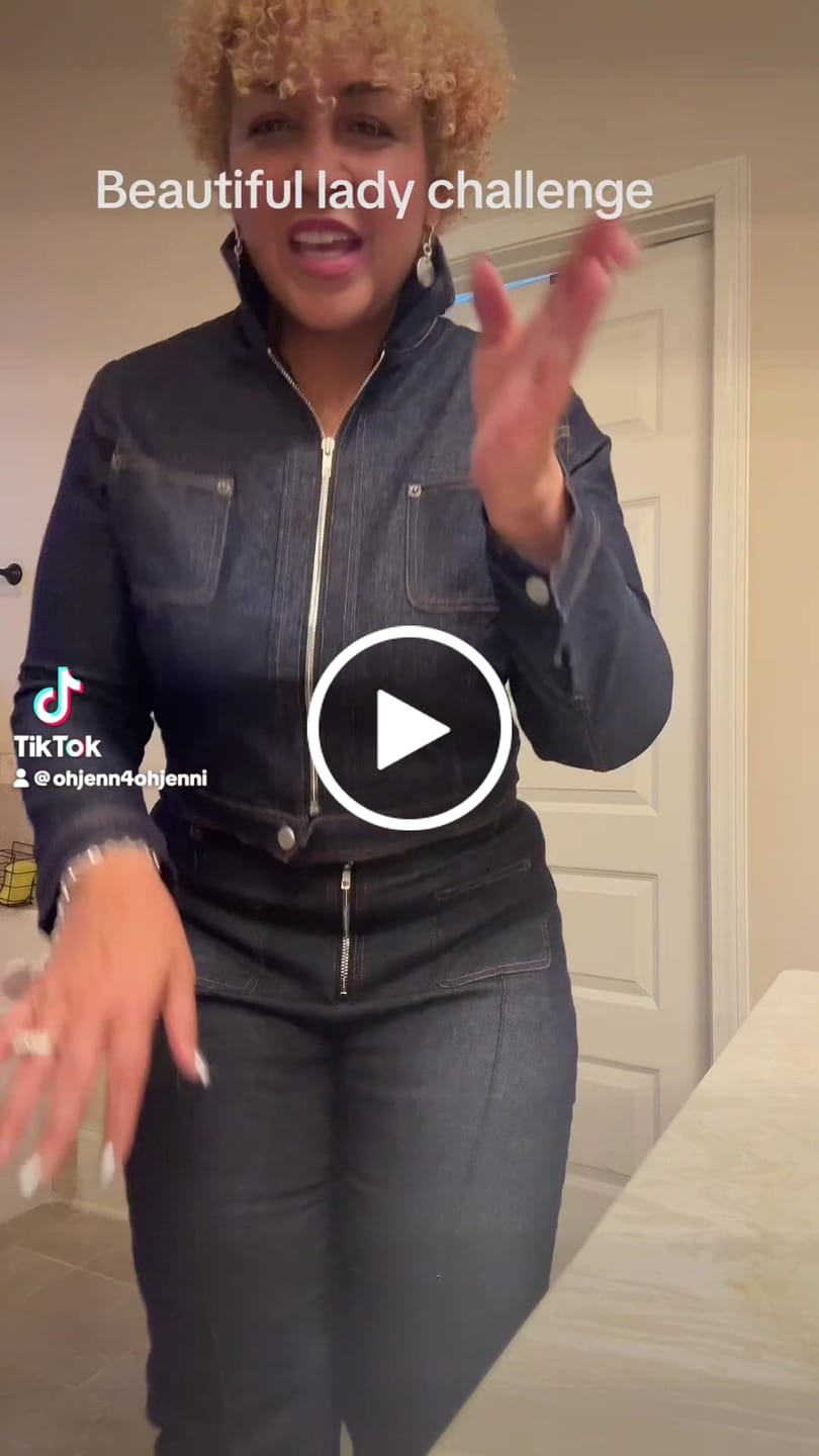 Customer video review of High Waisted Pockets Zipper Jean Pants Bottoms