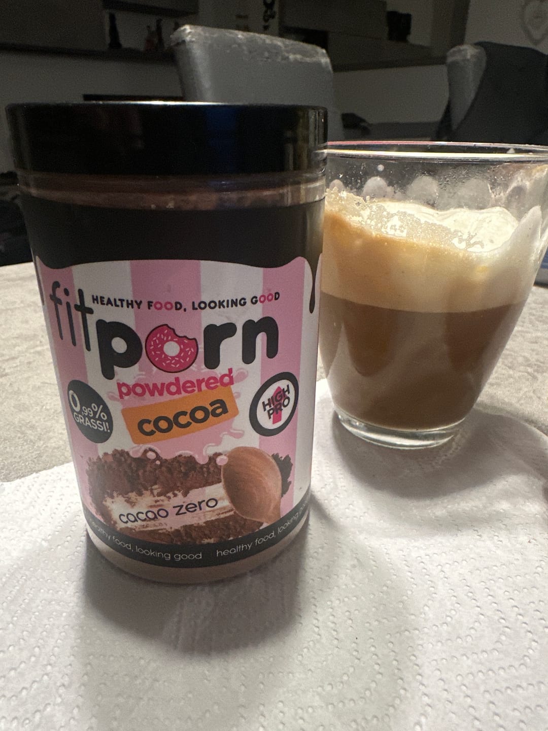 Customer photo review of Cacao in polvere Zero Zuccheri Low Fat 150g