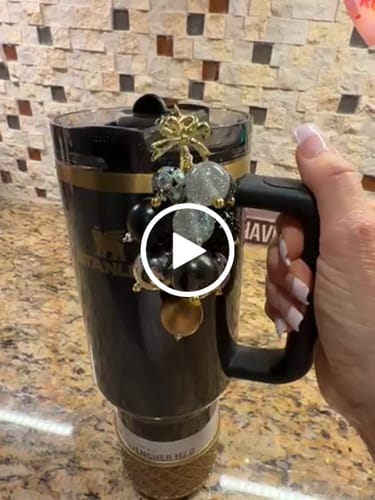 Customer video review of Fairy Dust Bauble Charm - Tumbler Handle Charm