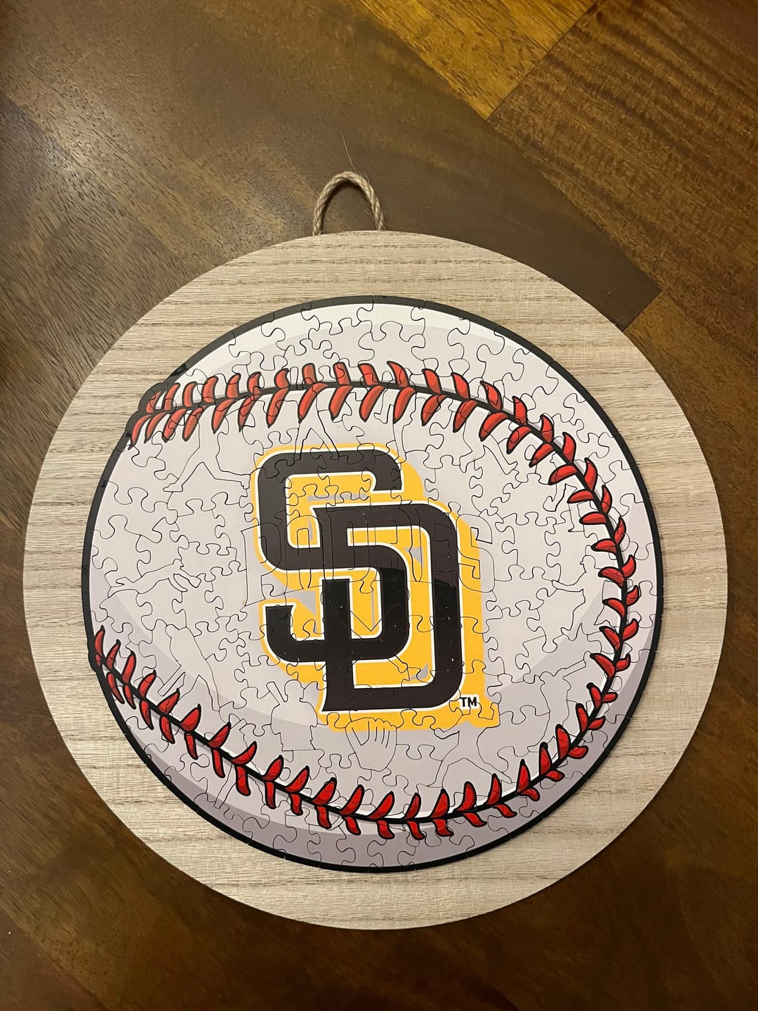 Customer photo review of San Diego Padres™ - Wooden Puzzle