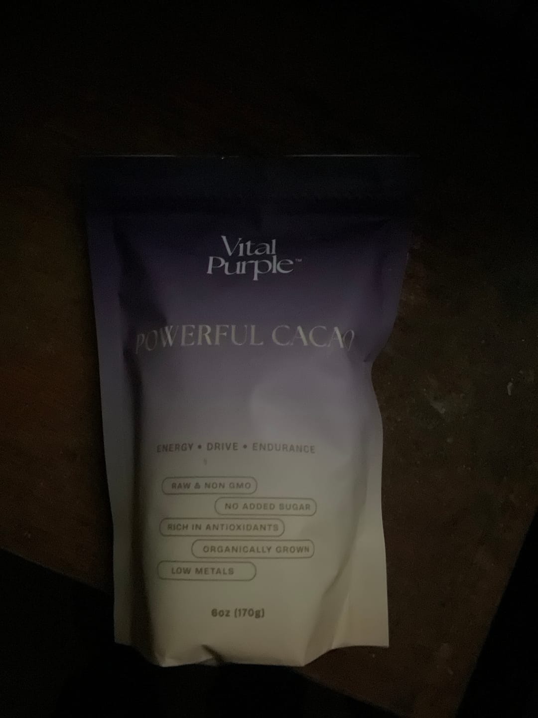 Customer photo review of Organic High Flavanol Cocoa Powder | Purple Cacao Powder | 25% Fat