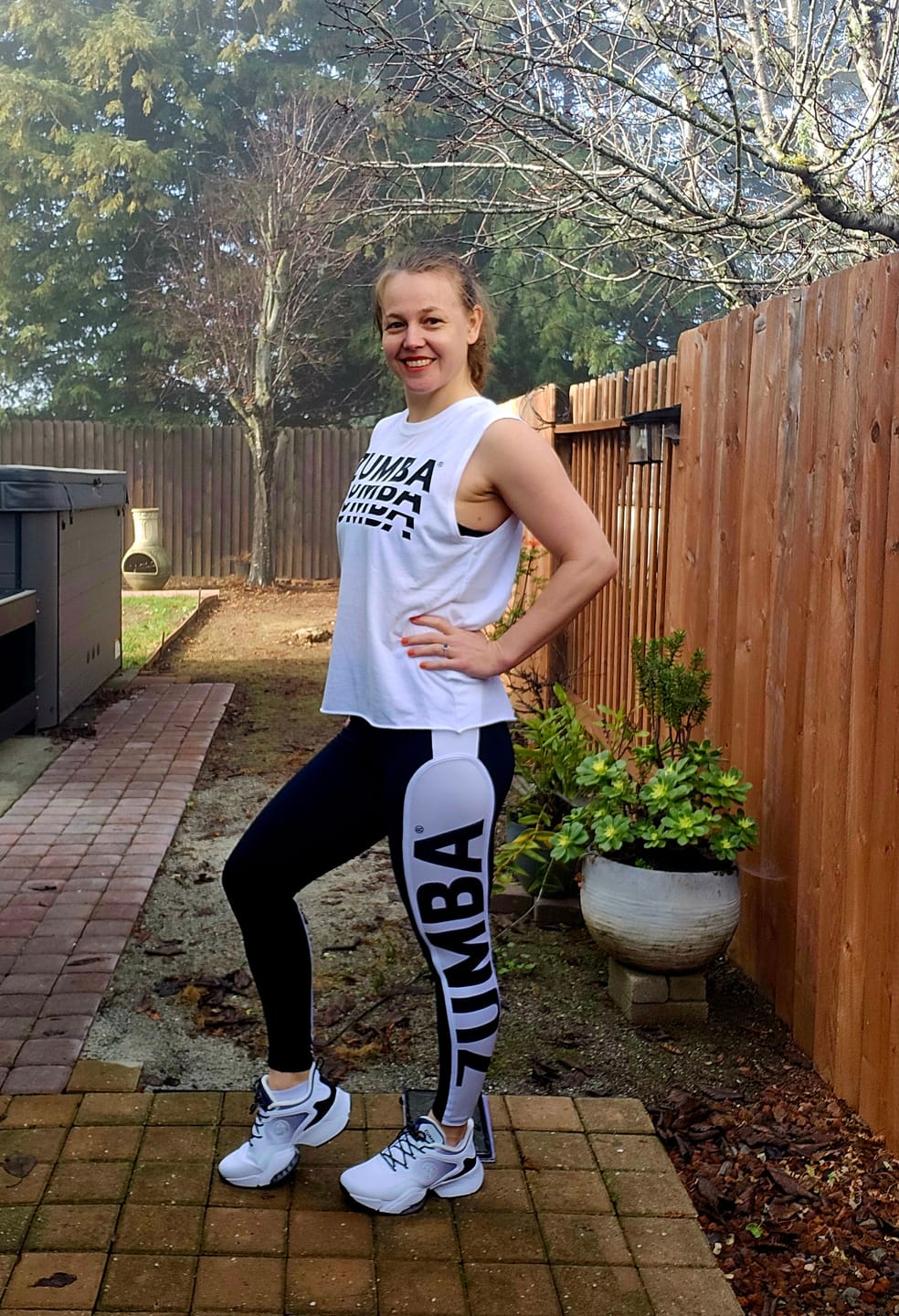 Customer photo review of Zumba Air Stomp - White/Black