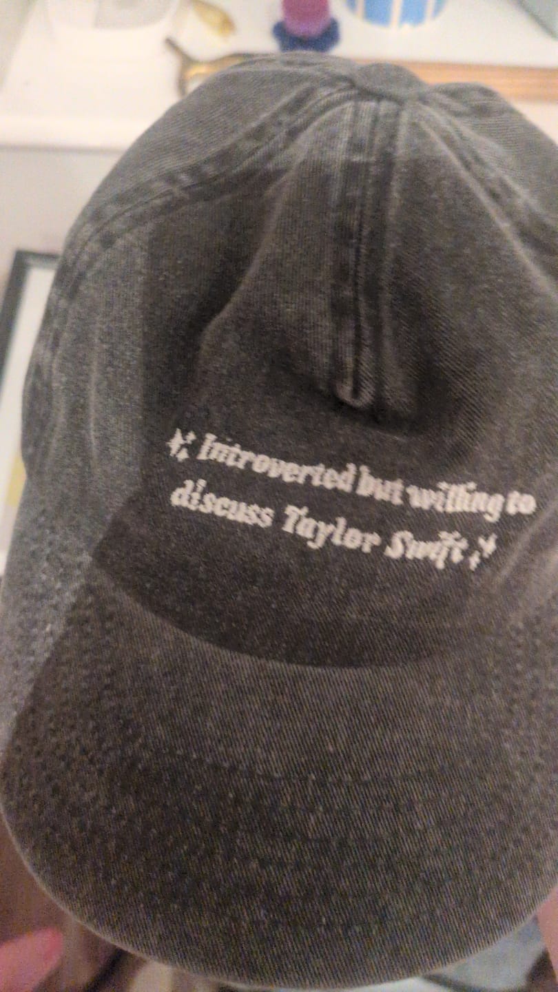 Customer photo review of Bloom & Brew Taylor Swift Cap