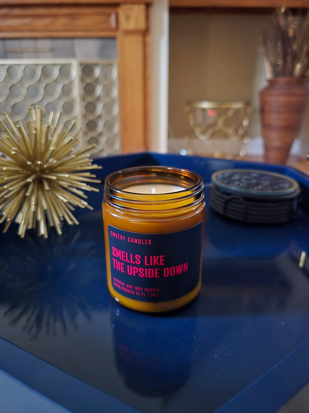 Customer photo review of Smells Like the Upside Down | Soy Wax Scented Candle