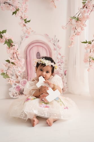 Customer photo review of Girls Birthday Dress Children's Communion Princess Dress Flower Girl Dress