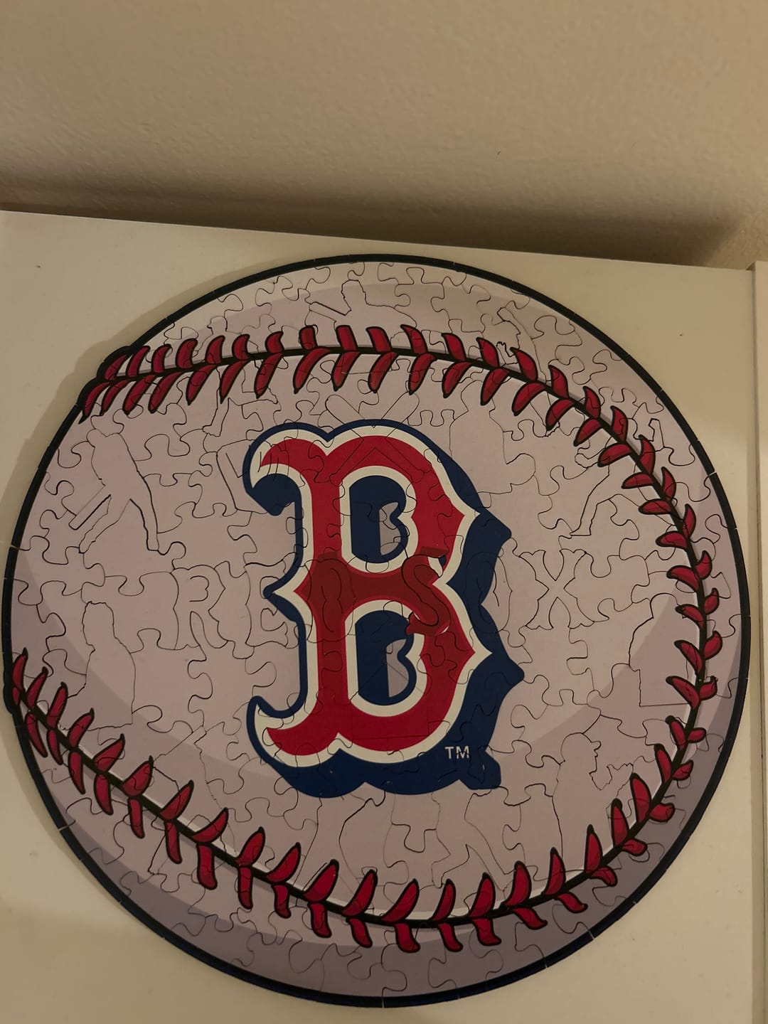 Customer photo review of Boston Red Sox™ - Wooden Puzzle