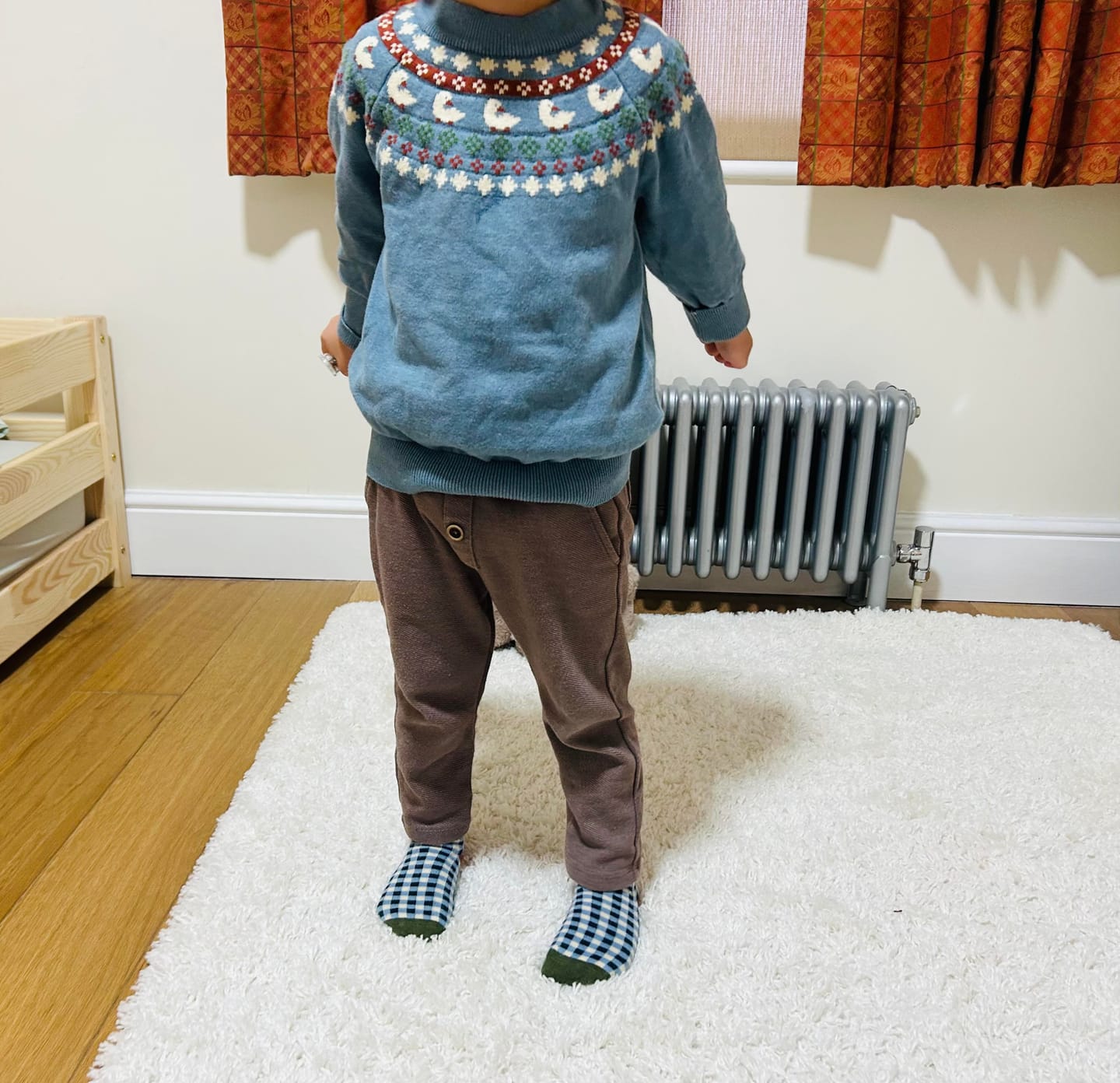 Customer photo review of Little Ducks Fairisle Knitted Jumper
