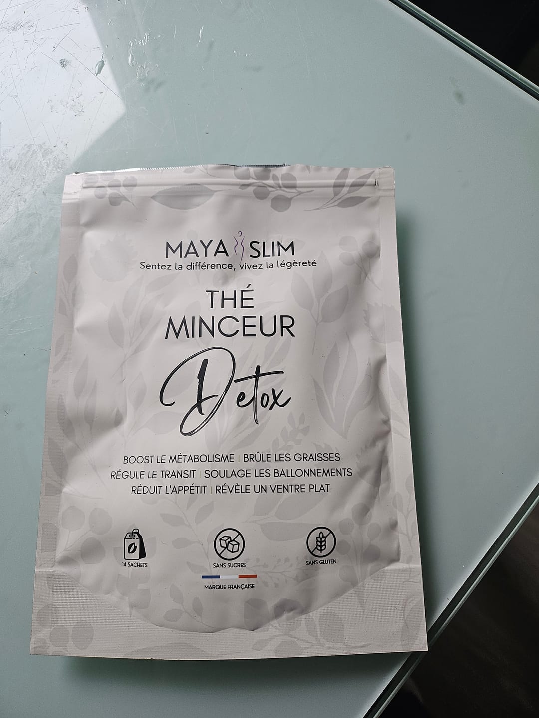 Customer photo review of Thé Minceur Detox