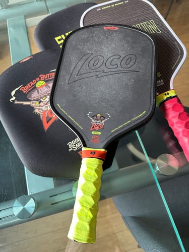 Customer photo review of (PRE-ORDER - SHIPPING JANUARY 2ND) The Loco 16mm Pickleball Paddle- Hybrid