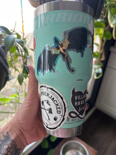 Customer photo review of Violets Relic Glitter Sticker