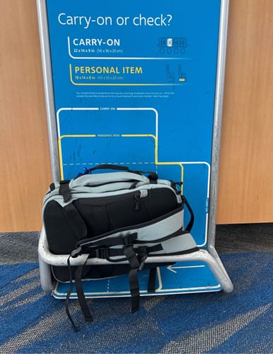 Customer photo review of תיק טיסות BaglyTravel