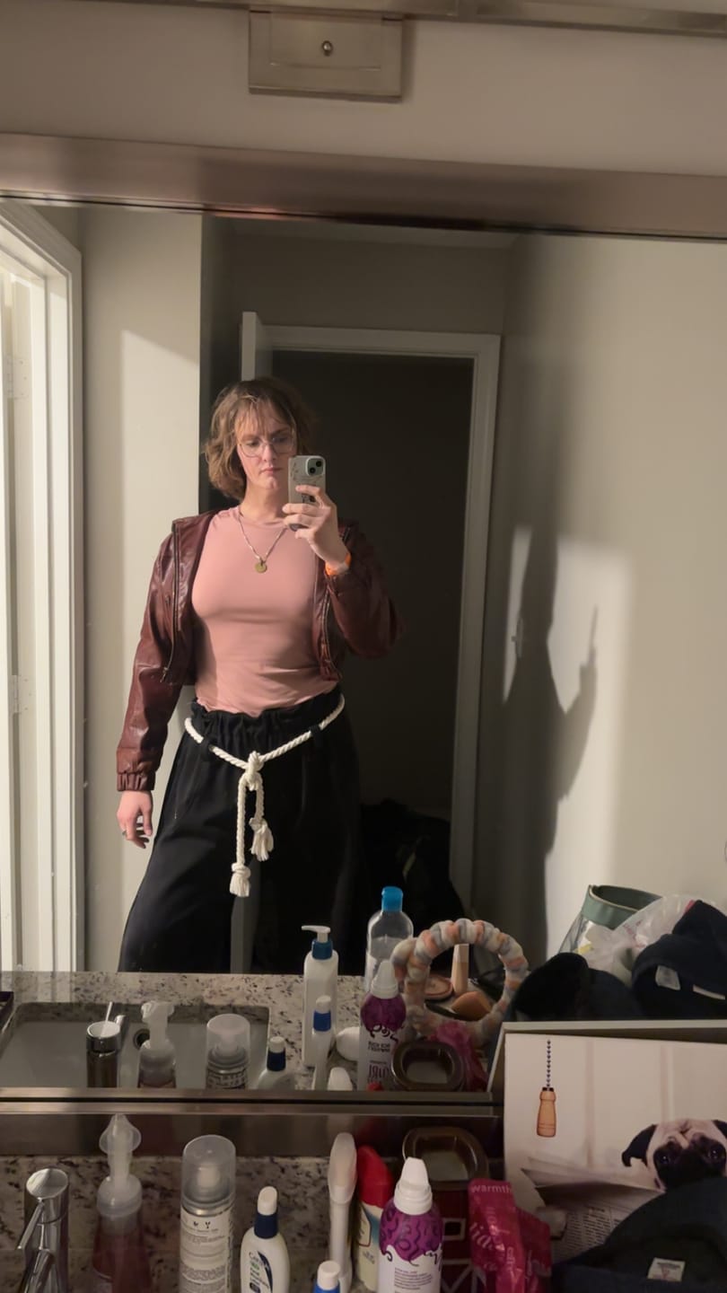 Customer photo review of Aelfric Eden Super Baggy Barrel Sweatpants