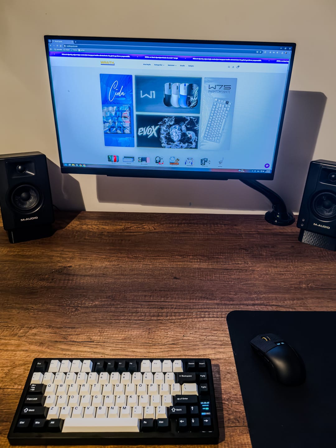 Customer photo review of Chilkey ND75 Alüminyum Mekanik Klavye