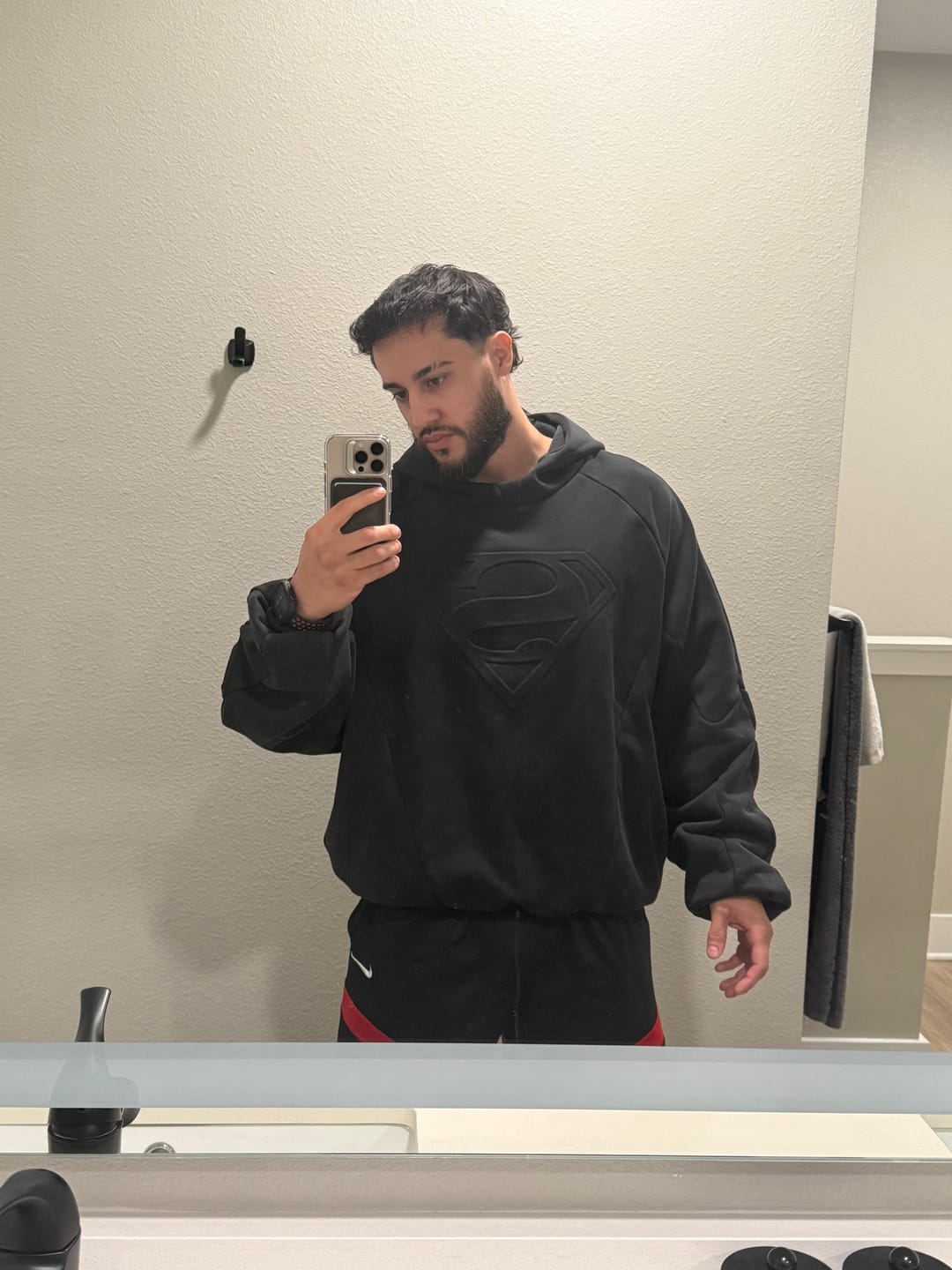 Customer photo review of 5094 - Superman Shield Hoodies