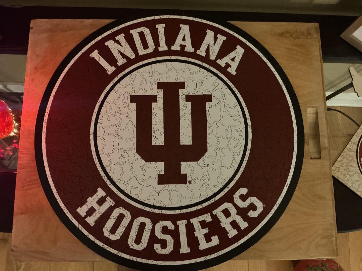 Customer photo review of Indiana University - Wooden Puzzle