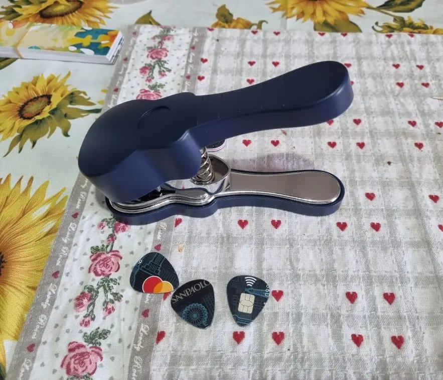 Customer photo review of Guitar Pick Maker™