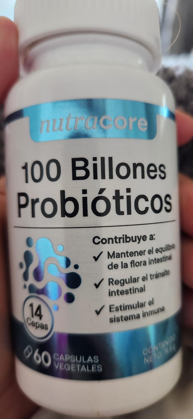 Customer photo review of Probióticos 100 Billones