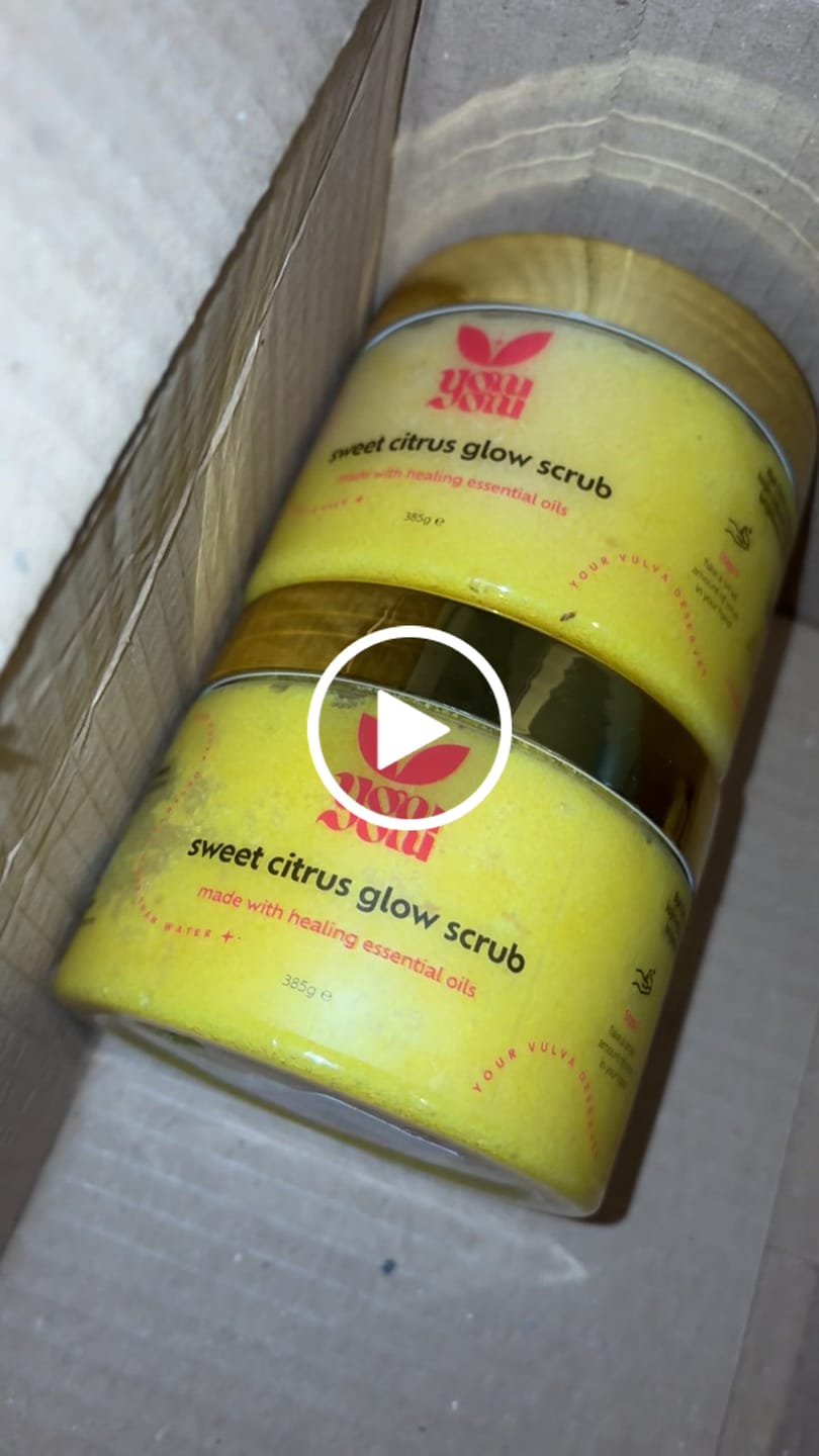Customer video review of Sweet Citrus Glow Scrub