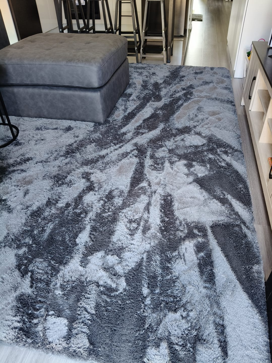 Customer photo review of Deluxe Shaggy Relax Mat - 35mm Memory Foam