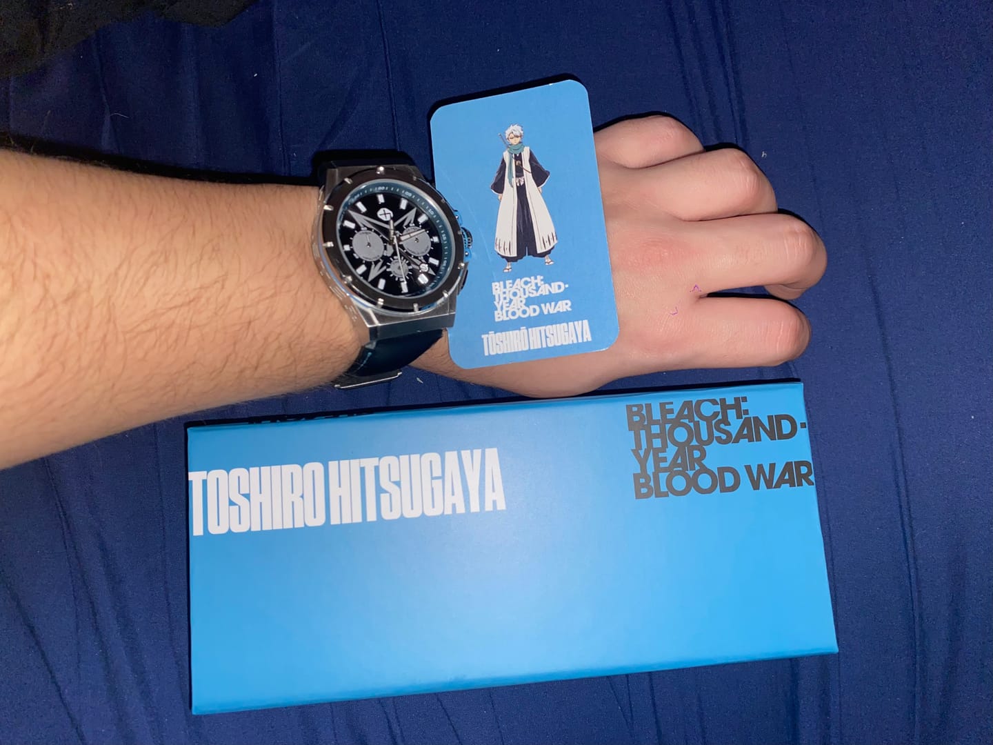 Customer photo review of AM290BL - BLEACH TOSHIRO WATCH