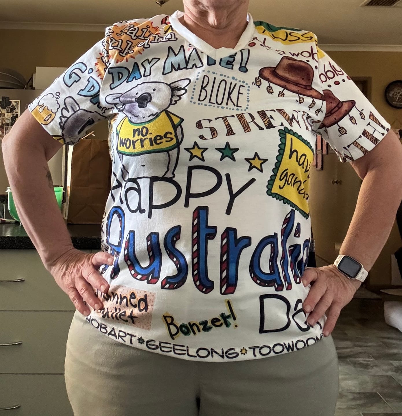 Customer photo review of Stand Up Sticker - 300x200mm