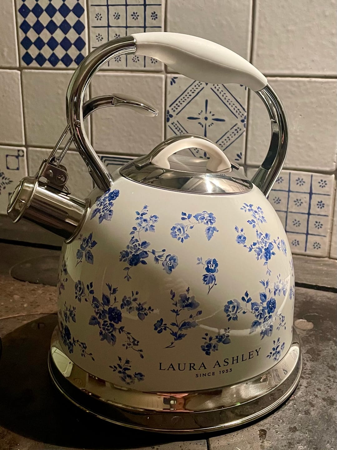 Customer photo review of Laura Ashley Vattenkittel 3 L China Rose blå/vit