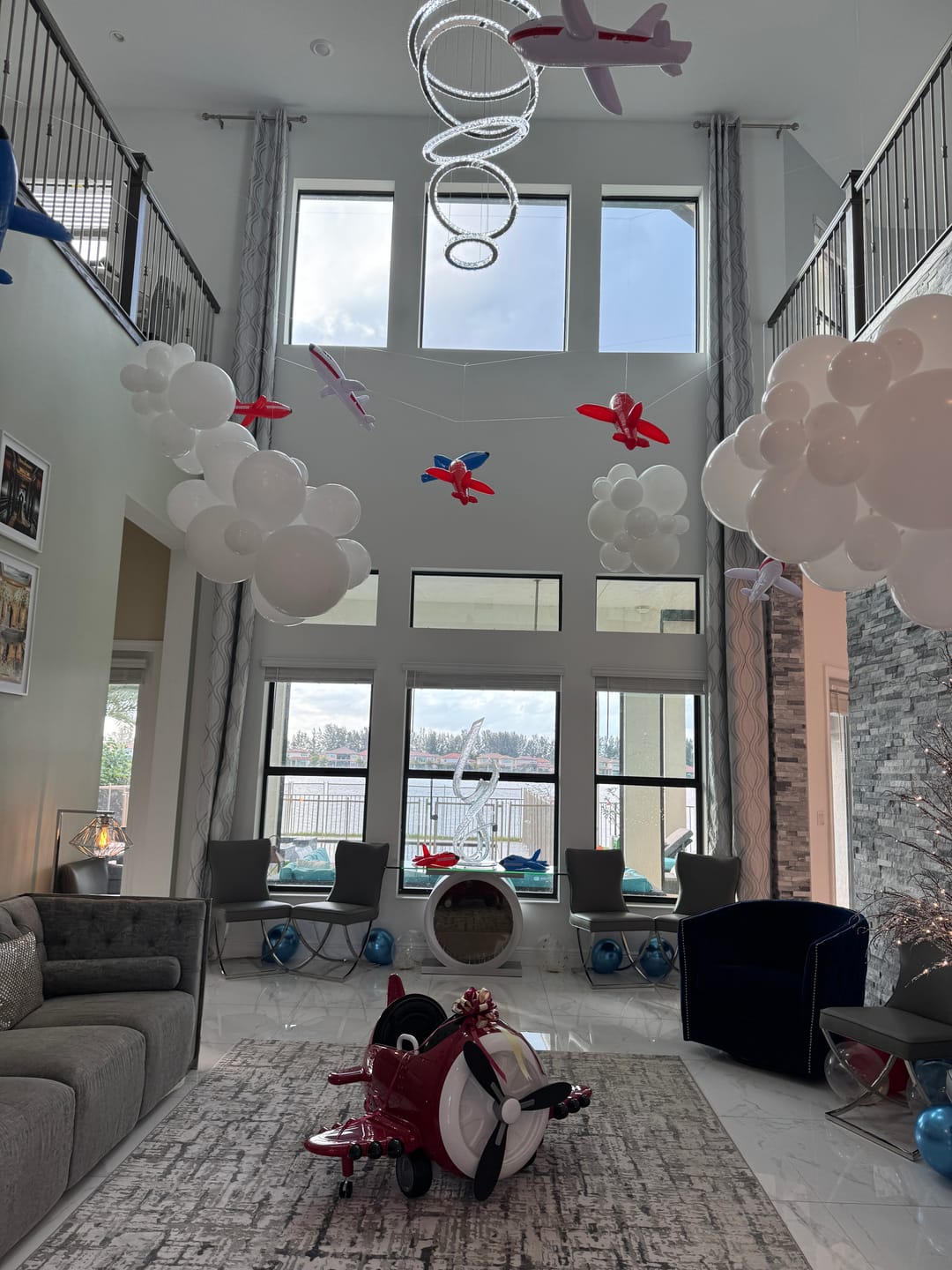 Customer photo review of TOBBI 12V Electric Kids Ride-On Toy Airplane