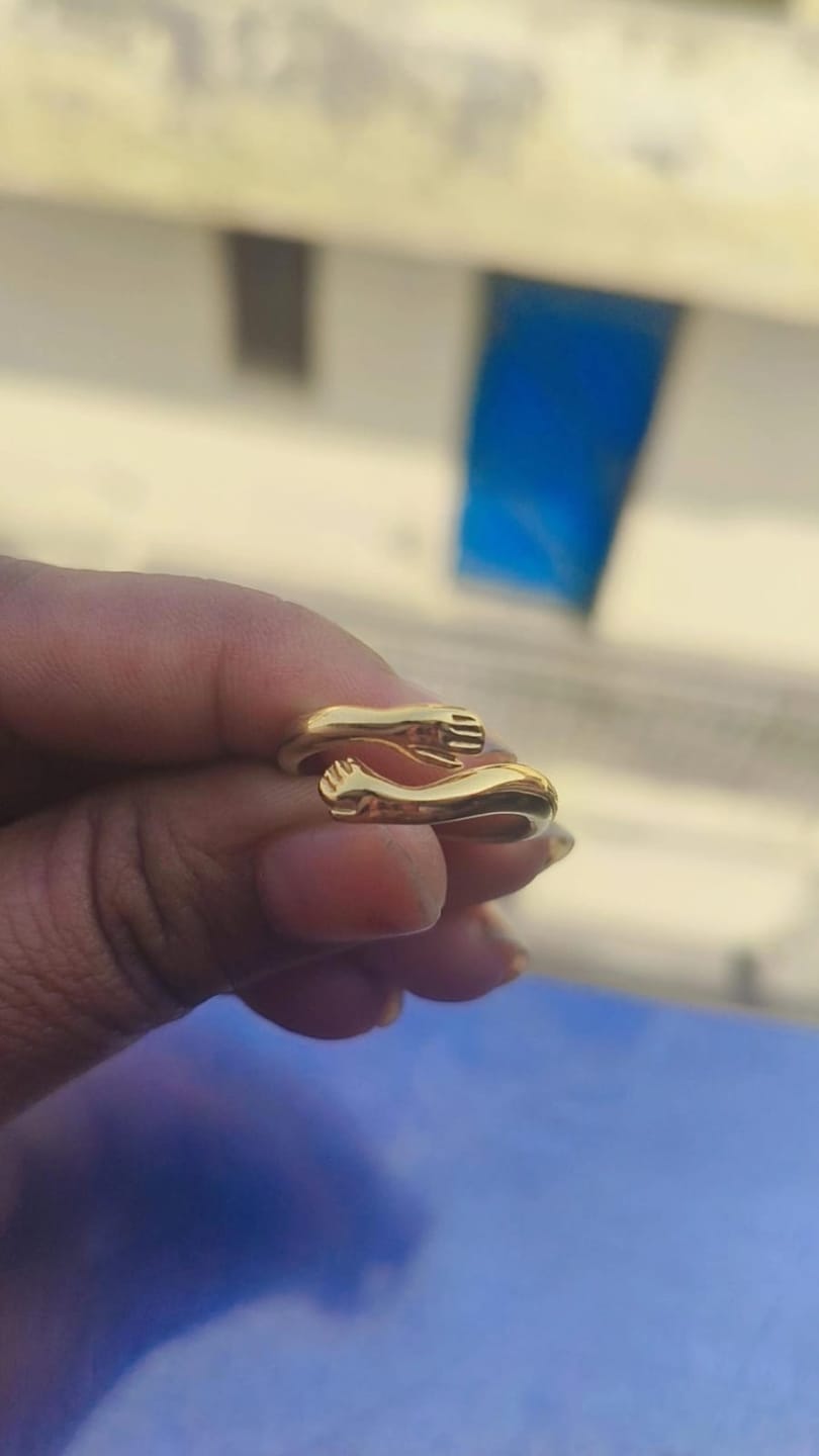 Customer photo review of Love Hug Ring