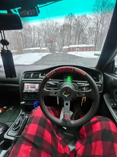 Customer photo review of Vx Star Steering Wheel 13inch Drift