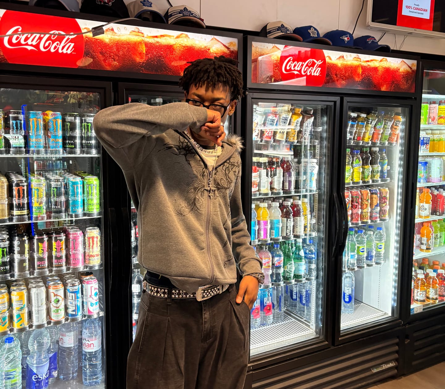 Customer photo review of Acid Washed Super Baggy Jeans | Inflation Streetwear