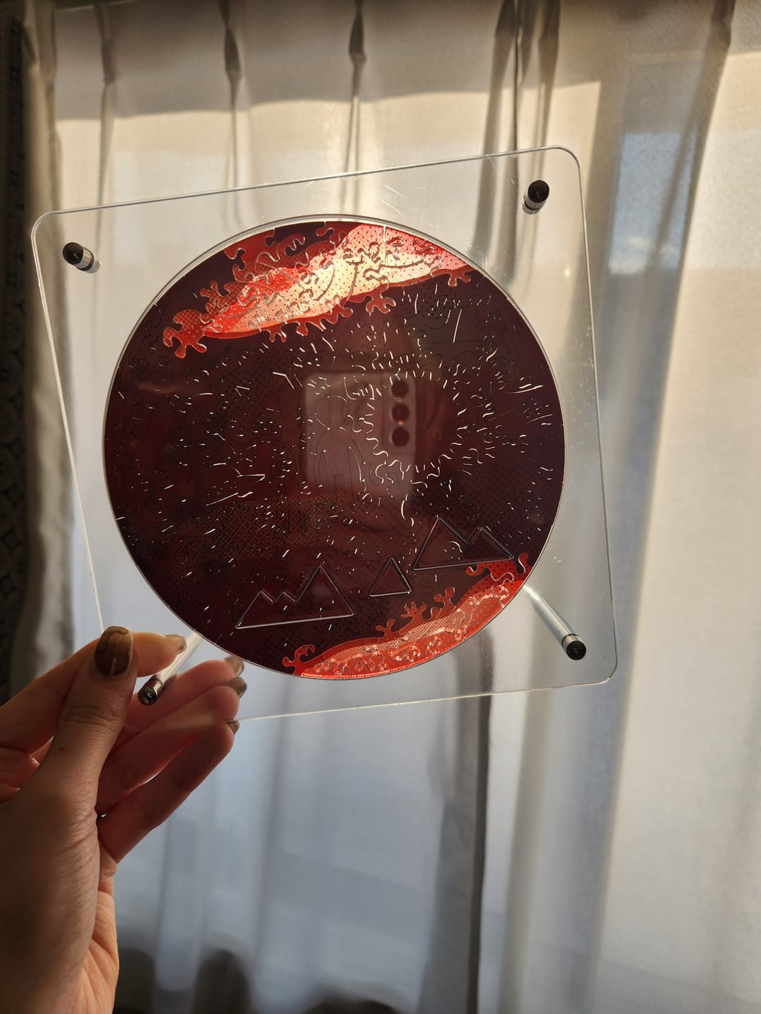 Customer photo review of 宇宙の破片 MARS 火星と専用フレームセット【1月入庫分予約】