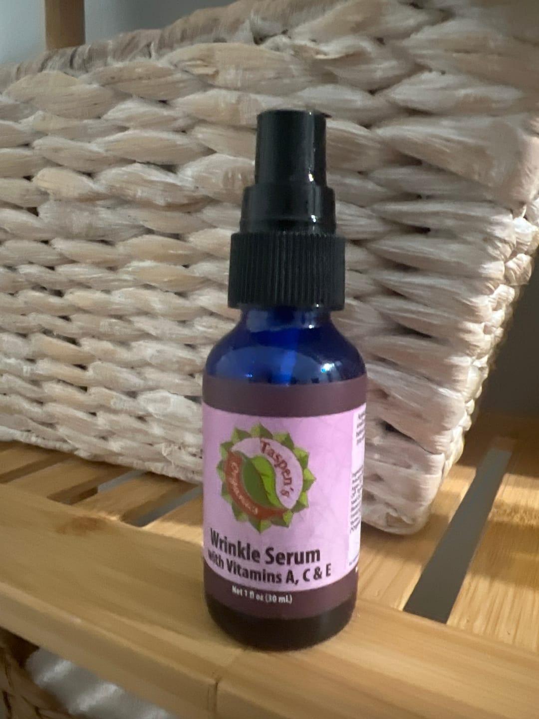 Customer photo review of Wrinkle Facial Serum with A, C & E