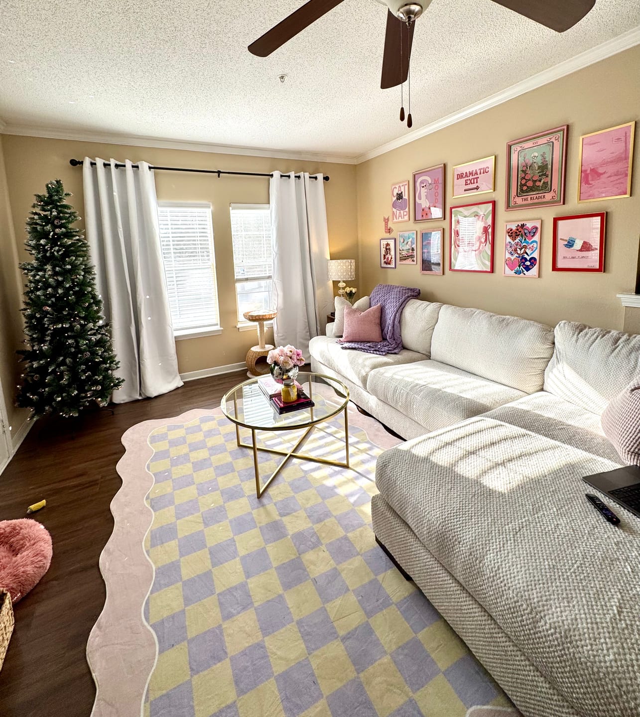 Customer photo review of Mellow Pastel Rug