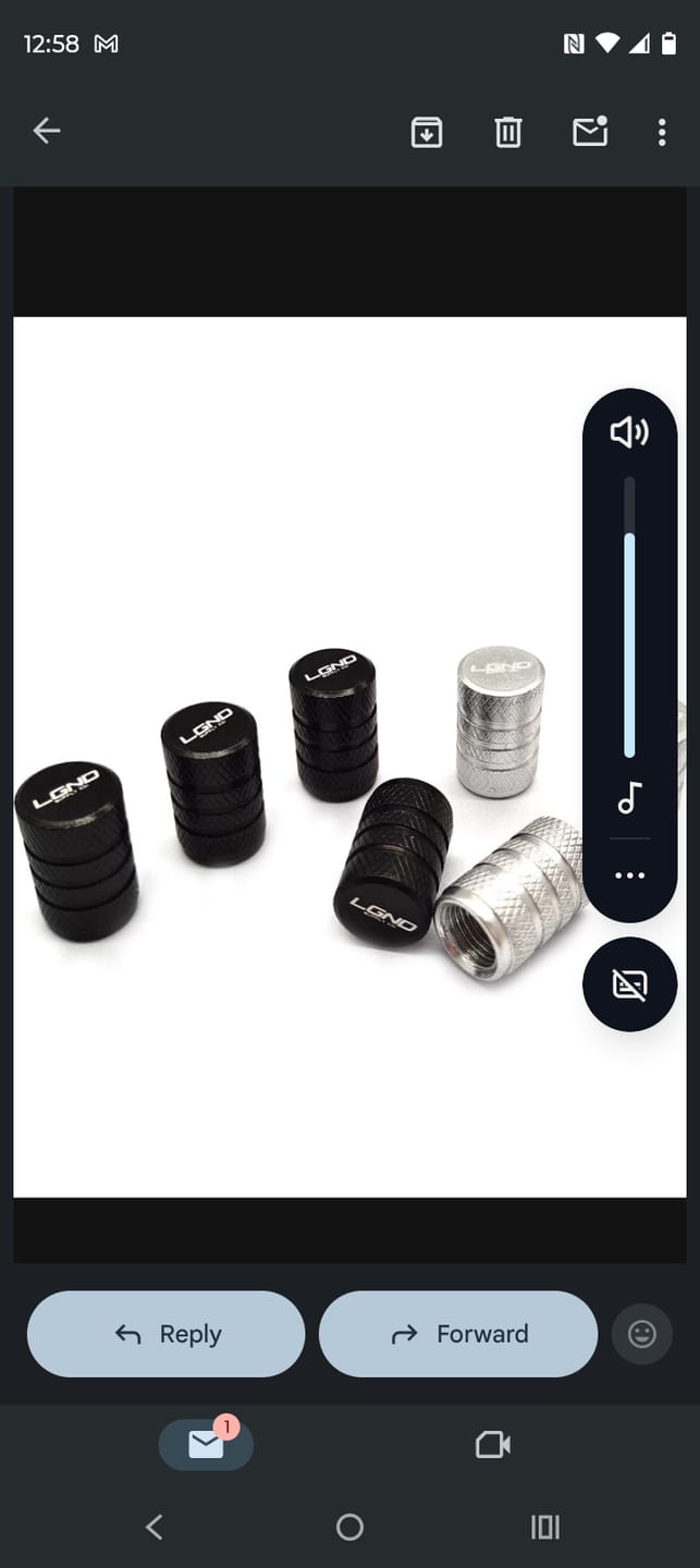 Customer photo review of Valve Stem Caps