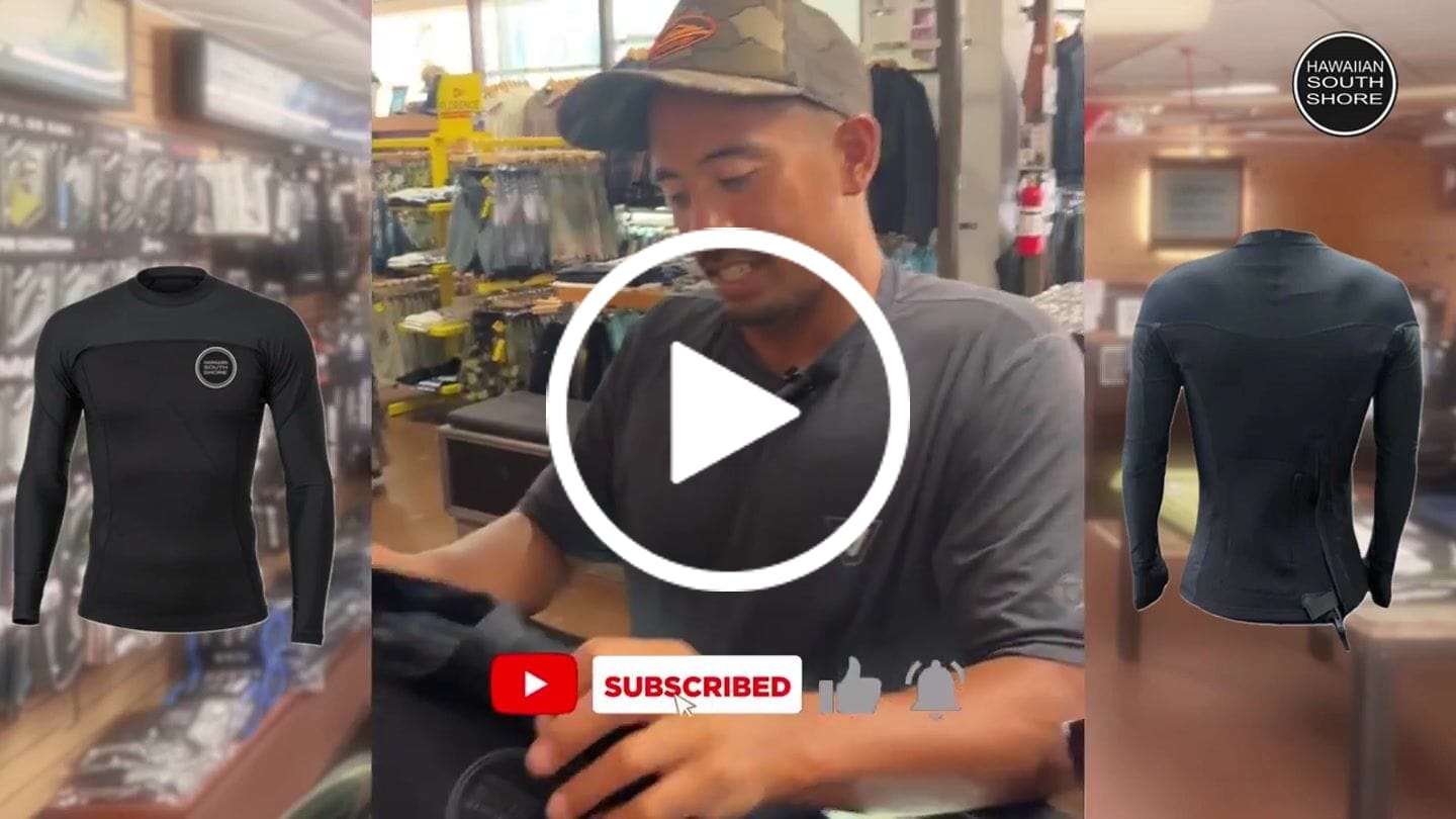 Customer video review of HawaiianSouthShore Hybrid Wet/RashGuard Ltd. (Small-XXLarge) Black