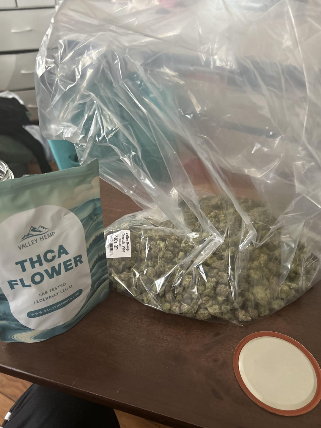 Customer photo review of Cheetah Piss THCa Smalls (Wholesale)