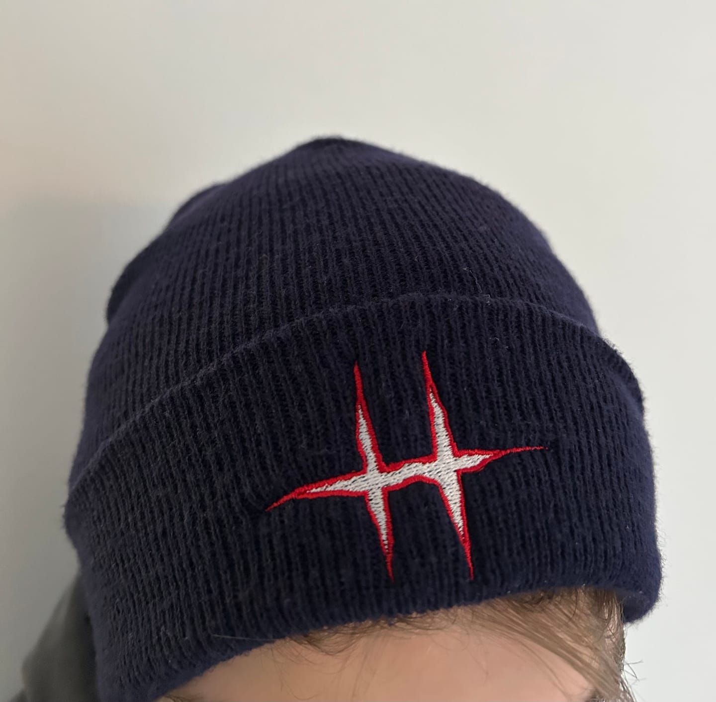 Customer photo review of THE EVIL SHRIMPY BEANIE