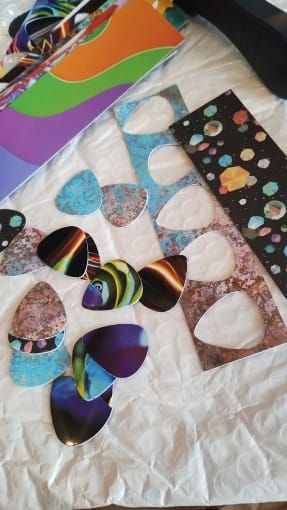 Customer photo review of Guitar Pick Maker™