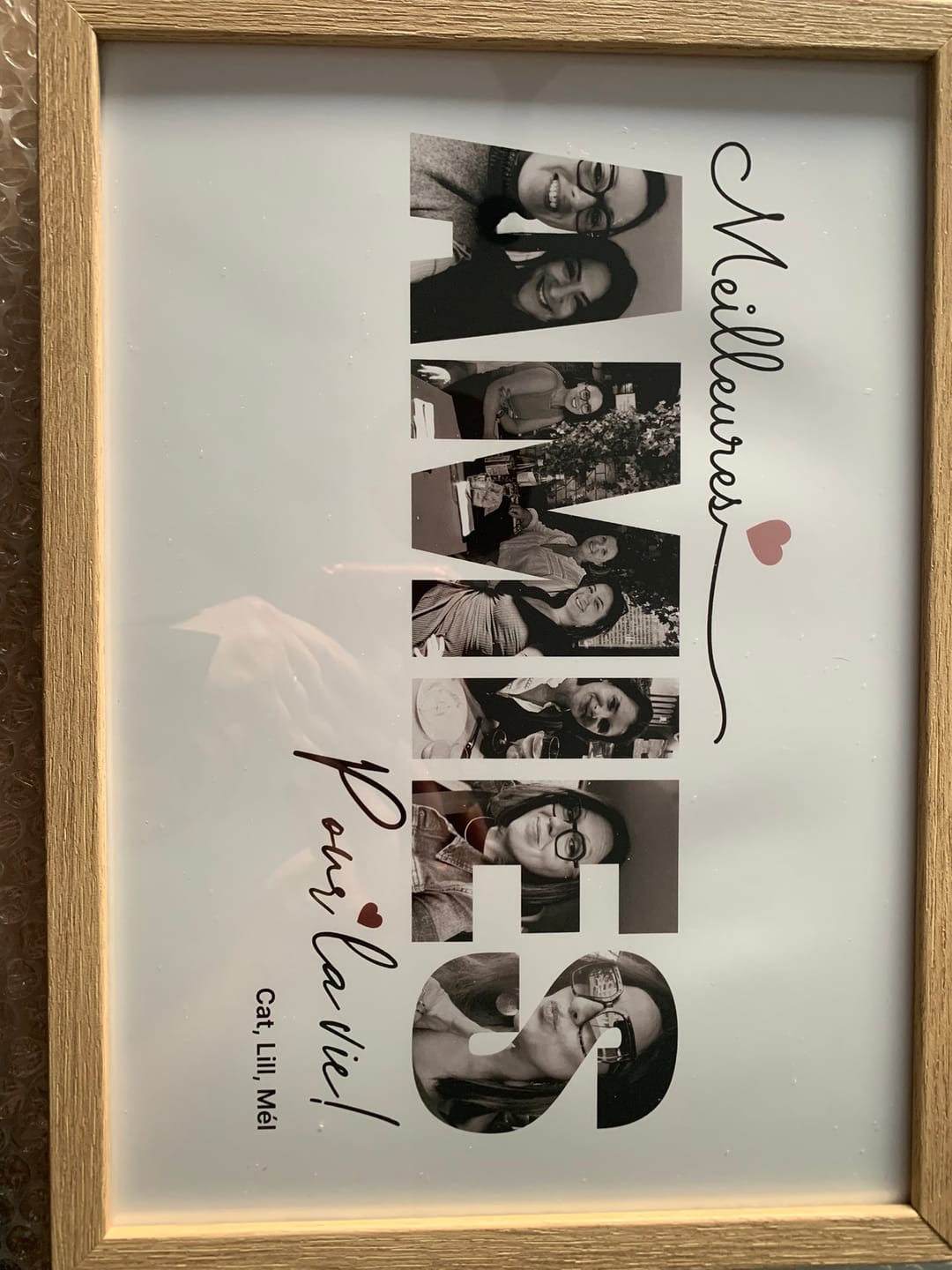 Customer photo review of Meilleures Amies - Affiche Personnalisée OLD