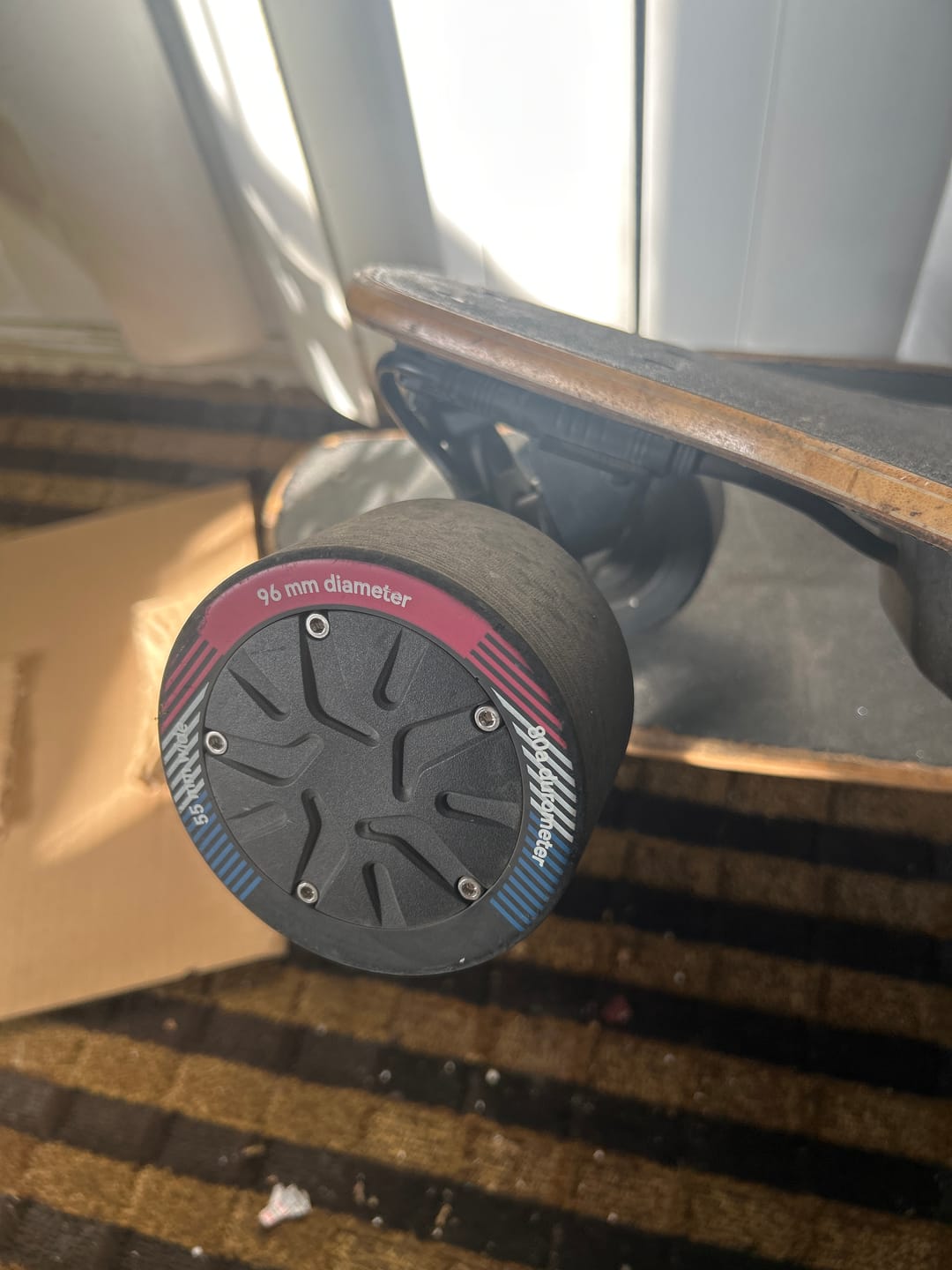 Customer photo review of 96 mm Hub Motor Wheels for Backfire G2 Black, G3, G5 and G5s, ETA 5