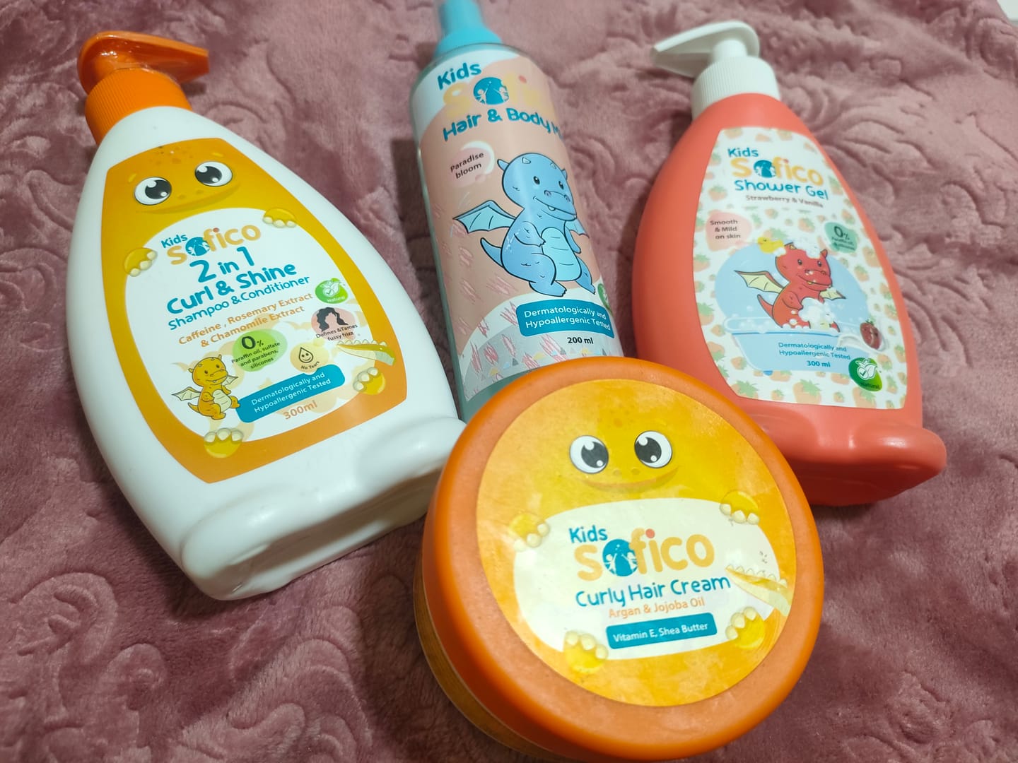 Customer photo review of Sofico Kids Hair & Body Mist Tropical Palm 200 ml